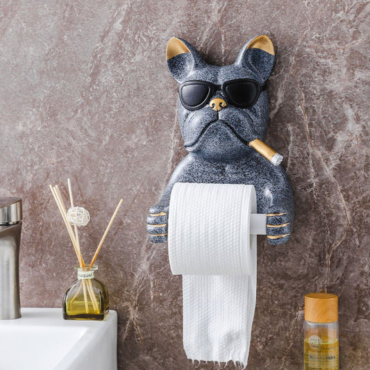 Dispensador de Papel Higiénico con Diseño de Perrito Adorable