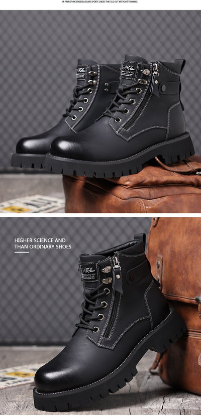 Botas Altas de Terciopelo Térmicas con Aumento de Altura - Image 17