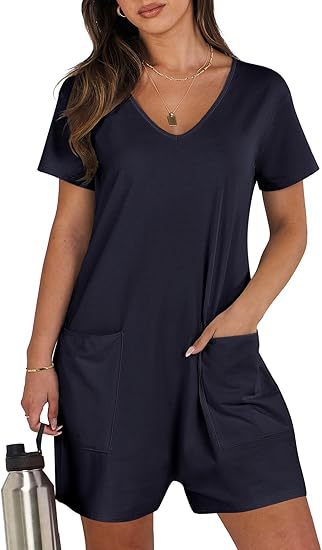 Jumpsuit Casual sin Mangas para Mujer - Diseño Fresco con Cinturón y Bolsillos - Image 4