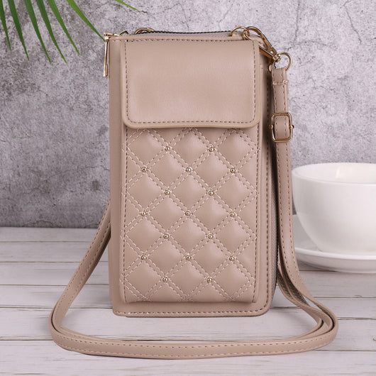 Bolso para Celular Clásico Rombo Lujo Ligero - Multiuso - Image 6
