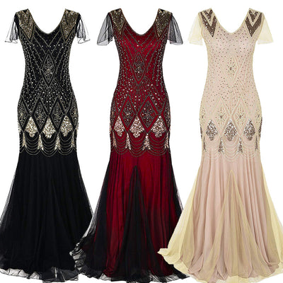 Vestido de Fiesta Talla Grande con Lentejuelas Estilo Vintage - Image 13
