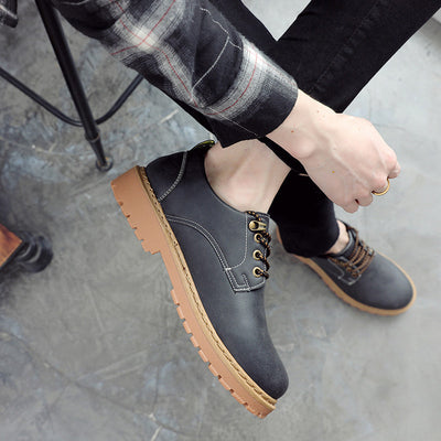 Botas Casuales Bajas de Trabajo - Zapatos Trendy Versátiles para Hombre - Image 5