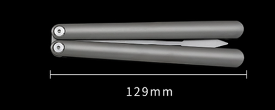 Cuchillo Mariposa de Aleación de Titanio Premium - Navaja Plegable de Colección - Image 12