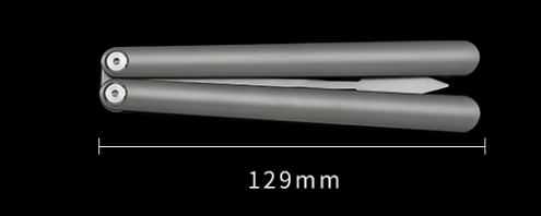 Cuchillo Mariposa de Aleación de Titanio Premium - Navaja Plegable de Colección - Image 12