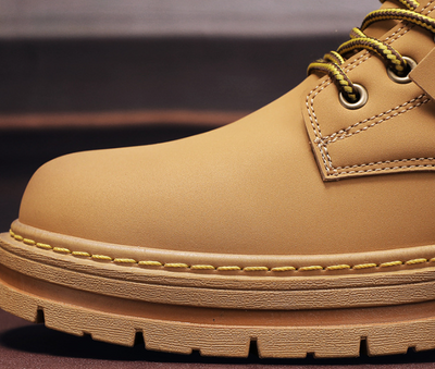 Botas Altas de Invierno para Hombre Estilo Británico con Aumento de Altura - Image 16