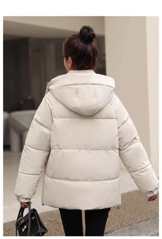 Abrigo Térmico Suelto con Capucha para Mujer - Diseño Chic y Aislante - Image 17