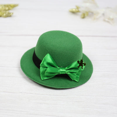 Sombrero de Copa Verde con Trébol para Festivales Irlandeses - Image 8