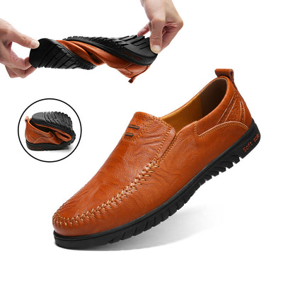 Zapatos de Cuero Casual Estilo Coreano para Hombre - Image 15