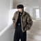 Abrigo de Invierno para Hombre con Solapa y Relleno de Algodón