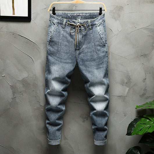 Jeans Cropped Slim Retro Tendencia Coreana Primavera - Image 5