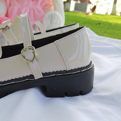 Zapatos Lolita de Cuero Grueso Retro Japonés para Mujer - Image 15