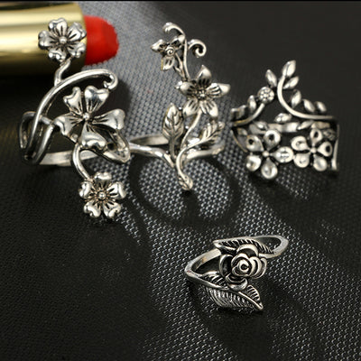 Anillo de Hojas y Flores de Viña Silvestre - Image 11