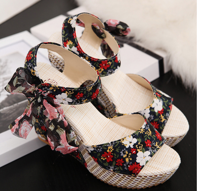 Sandalias Cuña Sexy con Red Abierta - Calzado de Moda Primavera Verano 2021 - Image 9