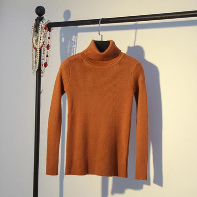 Suéter Cuello Alto Mujer Tejido Térmico Invierno - Image 6