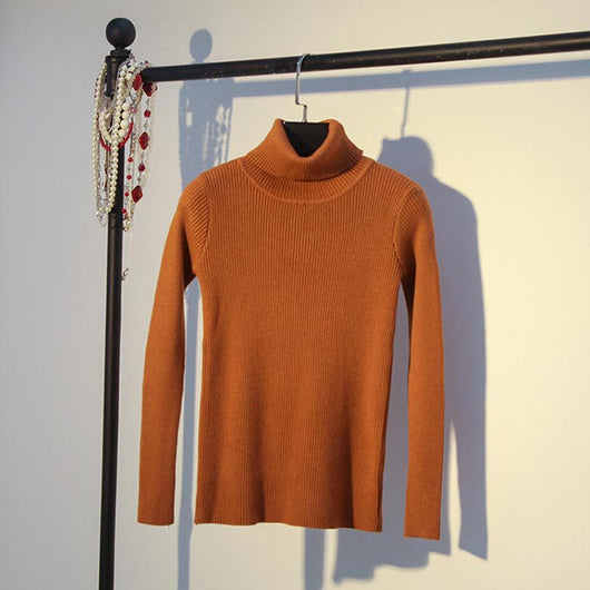 Suéter Cuello Alto Mujer Tejido Térmico Invierno - Image 6