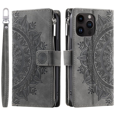 Funda Cartera Teléfono Cuero Grabado - Organizador de Tarjetas con Cierre - Image 36