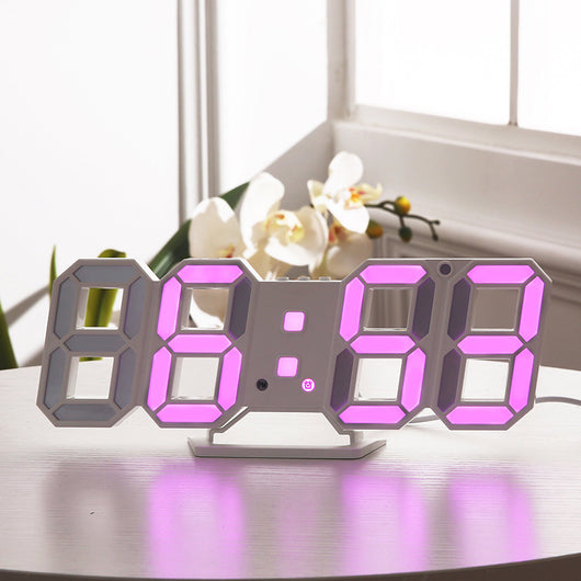 Reloj Digital de Pared 3D LED - Image 9