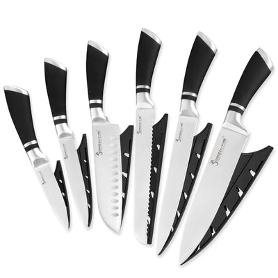 Juego de 6 Cuchillos de Cocina Profesional