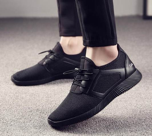 Zapatos Deportivos de Lona con Cordones - Comodidad y Estilo Casual