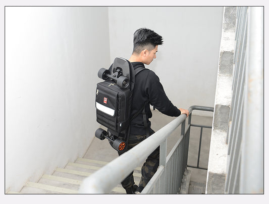 Mochila Doble para Skateboard y Longboard - Diseño Original Chao - Image 2