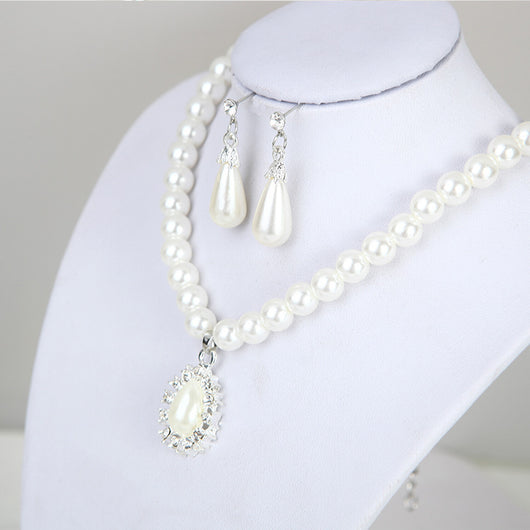 Conjunto de Collar de Perlas Elegante - Image 3