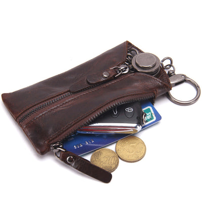 Estuche de Cuero para Llaves del Auto