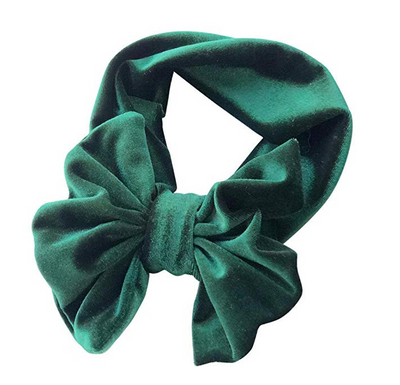 Turbante Terciopelo para Bebé y Niña con Lazo - Cinta para el Cabello Fotografía - Image 6