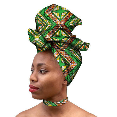 Conjunto de Cuello y Bufanda Africana Exótica - Image 10