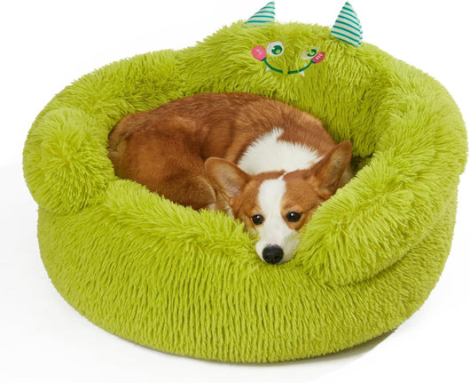 Cama Donut Acogedora para Perros y Gatos Pequeños - Diseño Suave con Borde Elevado - Image 7