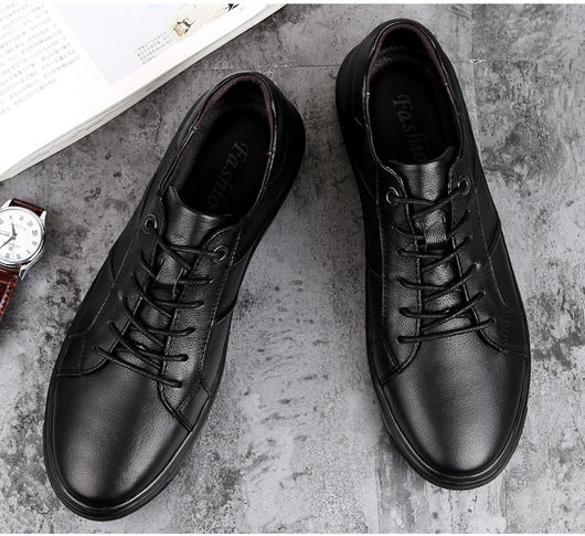 Zapatos Casuales de Cuero Transpirable para Hombre - Image 6