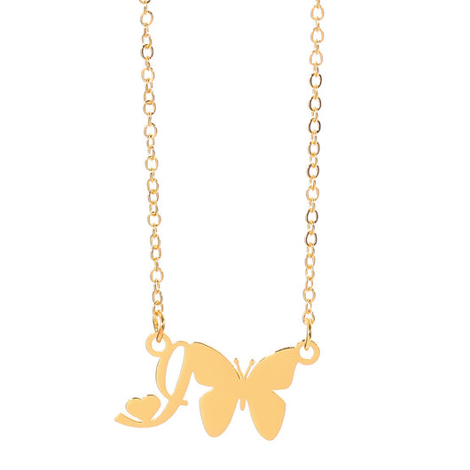 Collar Colgante Mariposa con Inicial Personalizada - Image 9