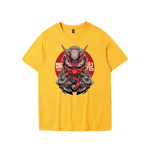 Playera Casual Ghost King con Estampado Gráfico