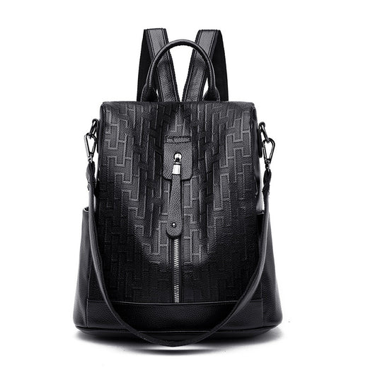Mochila Antirrobo de Cuero para Mujer - Multifuncional y Segura - Image 9