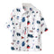 Camisa Estampada de Manga Corta