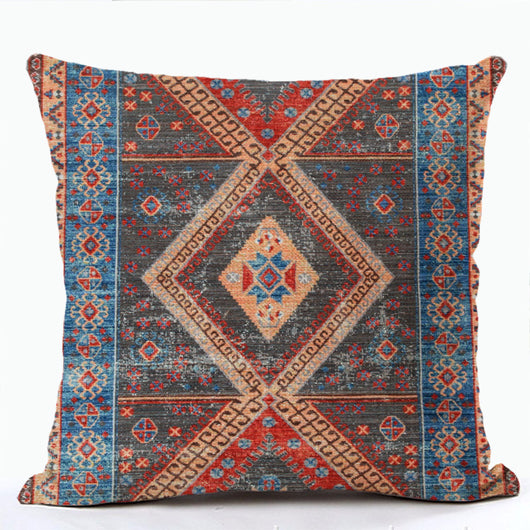 Funda de Almohada Bohemia con Estampado Étnico - Image 31