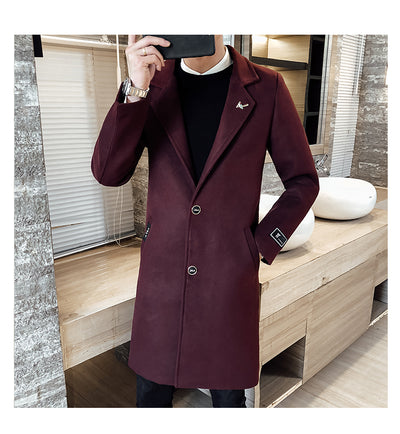 Abrigo de Invierno para Hombre en Algodón y Lana - Image 3