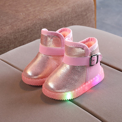 Botas de Nieve para Bebé con Luces LED y Forro de Algodón Suave - Image 24
