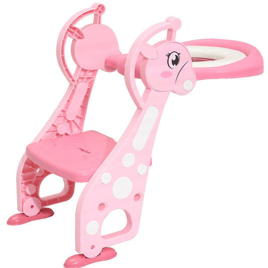 Escalera Plegable para Inodoro Infantil - Asiento Reductor para Bebés