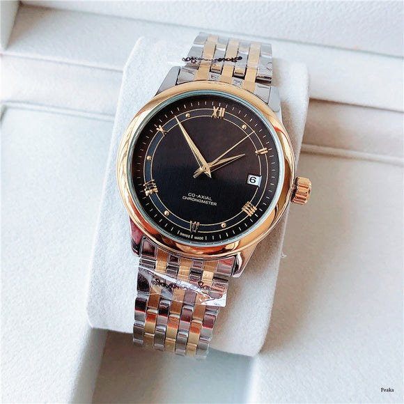 Reloj Mecánico Casual para Hombre con Correa de Acero