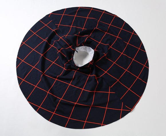 Falda Plisada Cuadrille Retro - Corte A Versátil