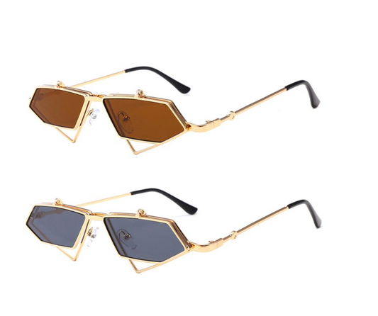 Gafas de Sol Retro Vibrantes con Tecnología Oscilante - Diseño Coreano para Mujer