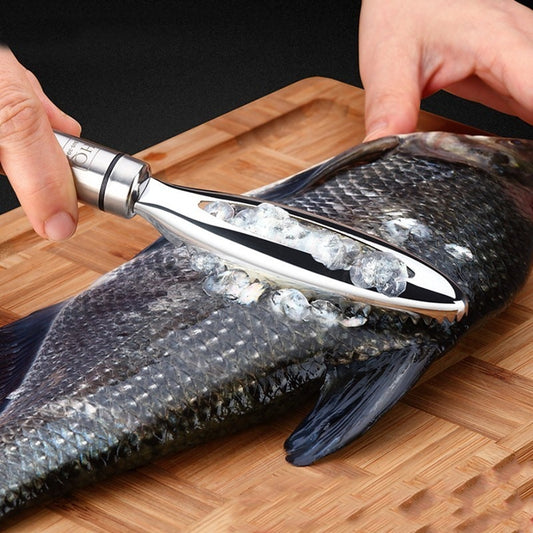 Raspador Profesional de Escamas de Pescado en Acero Inoxidable 430