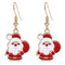 Christmas Gift Earrings Santa Claus