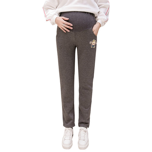 Pantalones Casuales de Algodón Puro con Soporte Abdominal y Terciopelo Reforzado - Image 9