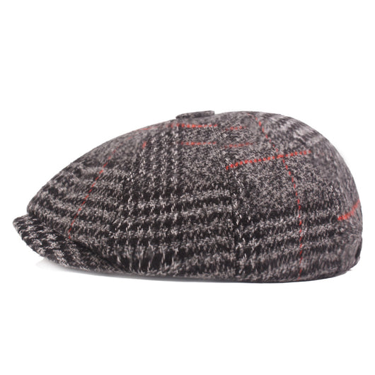 Boina Cuadrille Gruesa para Hombre Otoño e Invierno - Image 3