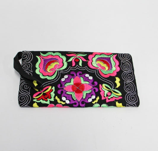 Cartera Étnica Artesanal Bordada - Bolso Vintage Tejido a Mano