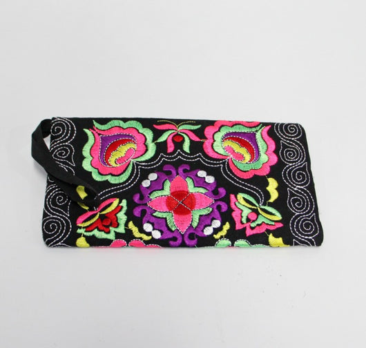 Cartera Étnica Artesanal Bordada - Bolso Vintage Tejido a Mano