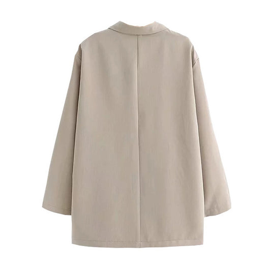 Blazer Suelto de Un Botón - Chaqueta Casual Versátil y Moderna - Image 2