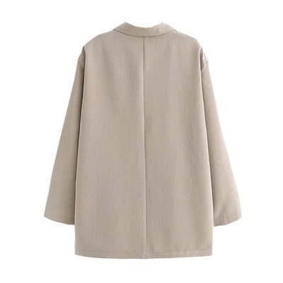 Blazer Suelto de Un Botón - Chaqueta Casual Versátil y Moderna - Image 2