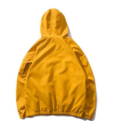 Chaqueta Cortavientos con Capucha y Bolsillos de Herramientas - Image 9